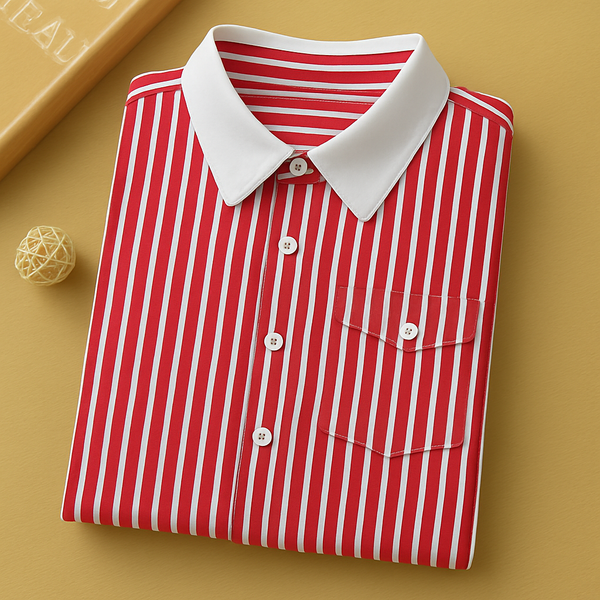 Men's Red Lining Regular Fit Shirt - Merinowear