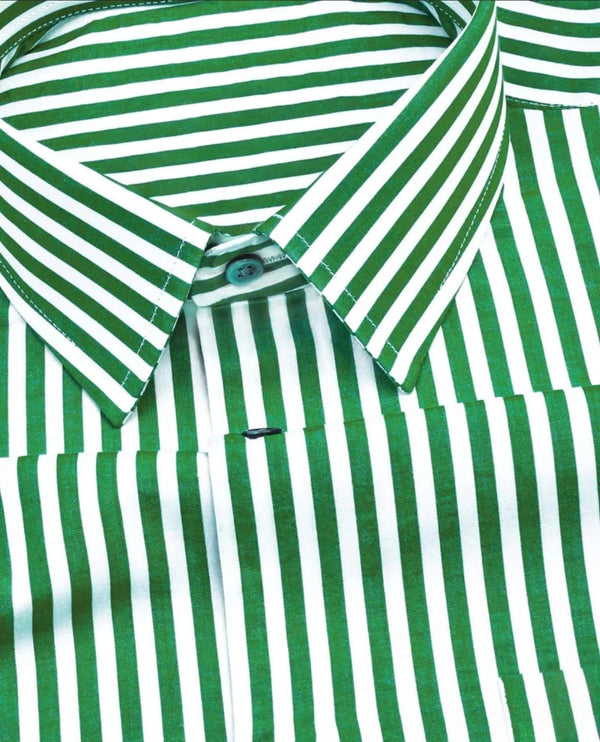 Men's Green Lining Full Sleeve Shirt - Merinowear