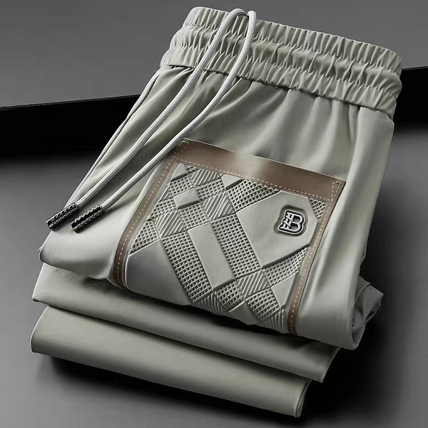 Merinowear Beige Elite Textured Pocket Joggers